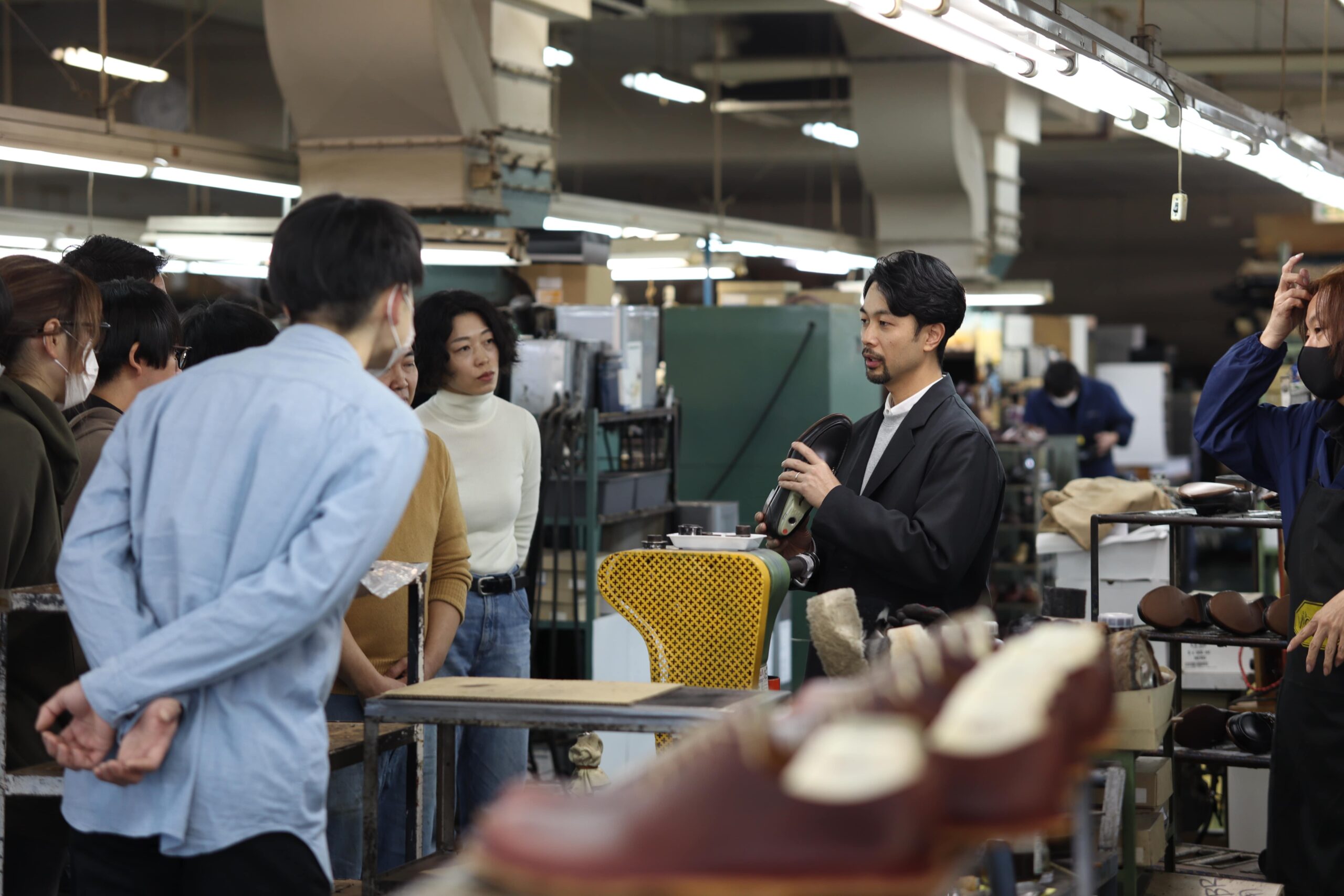 エスペランサ靴学院様　工場見学